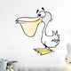 Cartoon Pelican Wall Decal