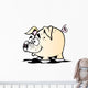 Cartoon Pig Wall Decal