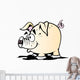 Cartoon Pig Wall Decal