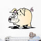 Cartoon Pig Wall Decal
