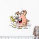 Cartoon Pig Water Wall Decal