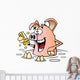 Cartoon Pig Water Wall Decal