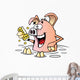 Cartoon Pig Water Wall Decal
