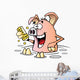 Cartoon Pig Water Wall Decal