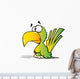 Cartoon Parrot Wall Decal
