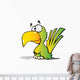 Cartoon Parrot Wall Decal