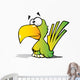 Cartoon Parrot Wall Decal