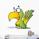 Cartoon Parrot Wall Decal