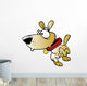 Cartoon Dog Running Wall Decal