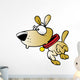 Cartoon Dog Running Wall Decal