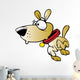 Cartoon Dog Running Wall Decal