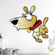 Cartoon Dog Running Wall Decal