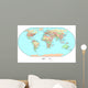 Political World Map Wall Mural