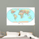 Political World Map Wall Mural