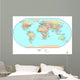Political World Map Wall Mural