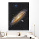 Messier 31 Andromeda Galaxy Vertical Wall Decal