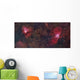 Eagle Nebula and Swan Stars Wall Decal