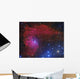 Flaming Star Nebula Constellation Wall Decal