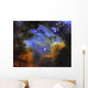 Colorful Pelican Nebula Constellation Wall Decal