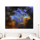 Colorful Pelican Nebula Constellation Wall Decal