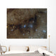 Blue Oval Reflection Nebula Wall Decal
