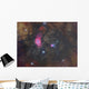 Lagoon Nebula and Trifid Distant Wall Decal