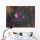 Lagoon Nebula and Trifid Distant Wall Decal