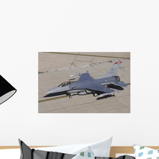 Us Air Force F-16c Top Left Wall Decal