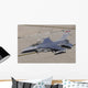 Us Air Force F-16c Top Left Wall Decal