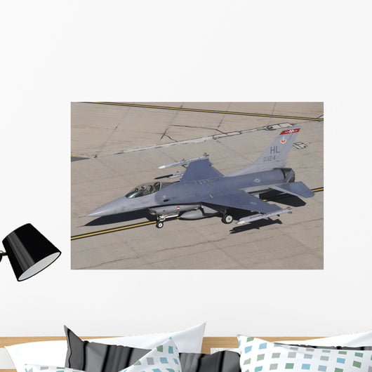 Us Air Force F-16c Top Left Wall Decal