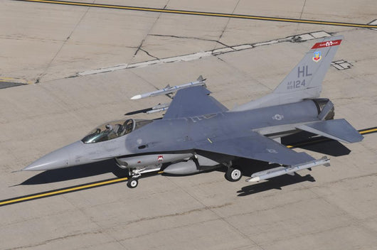 Us Air Force F-16c Top Left Wall Decal