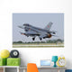 Turkish Air Force F-16d Taking Off Wall Decal
