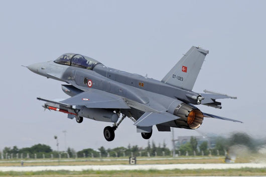 Turkish Air Force F-16d Taking Off Wall Decal