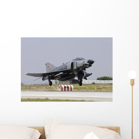 Turkish Air Force F-4e Right Profile Wall Decal