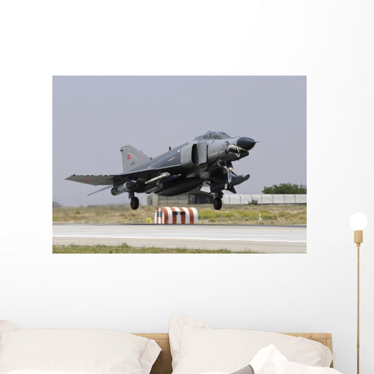 Turkish Air Force F-4e Right Profile Wall Decal