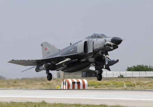 Turkish Air Force F-4e Right Profile Wall Decal