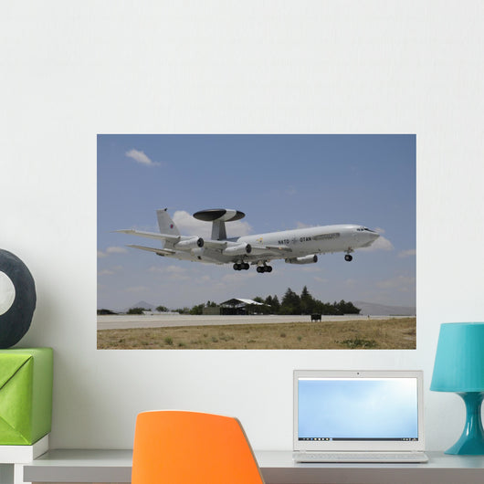 Boeing E-3a Awacs NATO In-Flight Wall Decal