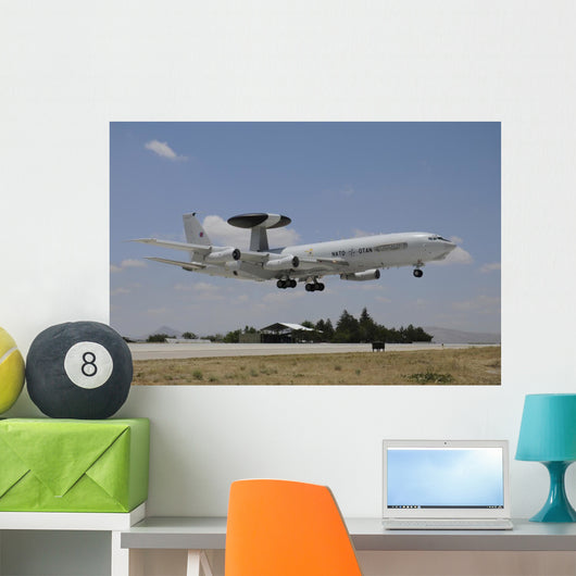 Boeing E-3a Awacs NATO In-Flight Wall Decal
