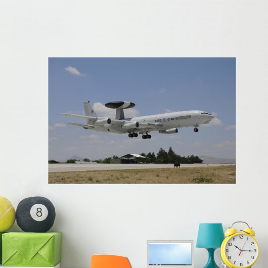 Boeing E-3a Awacs NATO In-Flight Wall Decal