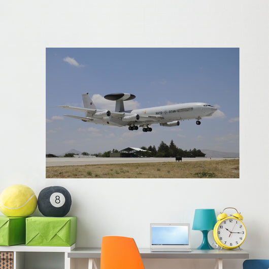 Boeing E-3a Awacs NATO In-Flight Wall Decal