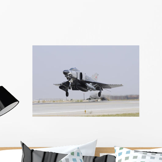 Turkish Air Force F-4e Taking Off Wall Decal