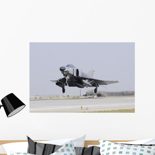 Turkish Air Force F-4e Taking Off Wall Decal