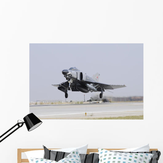 Turkish Air Force F-4e Taking Off Wall Decal