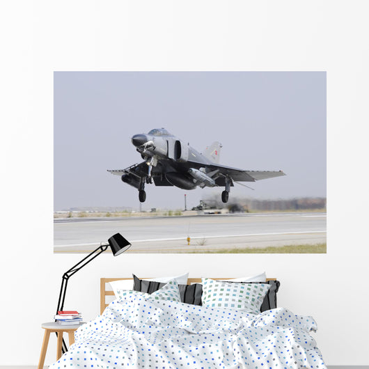 Turkish Air Force F-4e Taking Off Wall Decal