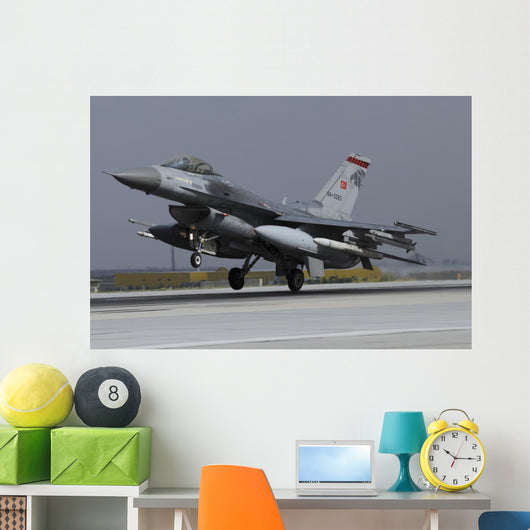 Turkish Air Force F-16c Wall Decal
