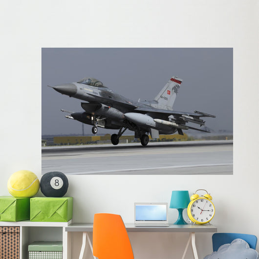 Turkish Air Force F-16c Wall Decal