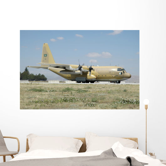 Royal Saudi Air Force Cargo Plane Wall Decal