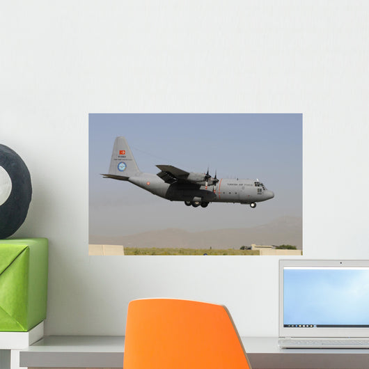 Turkish Air Force C-130 In-Flight Wall Decal