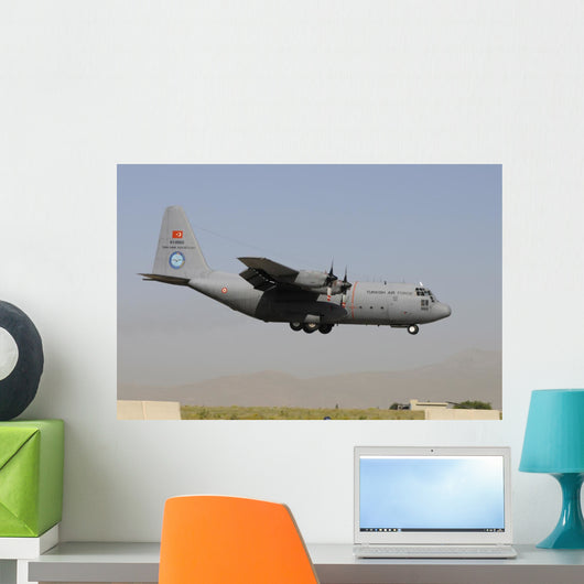 Turkish Air Force C-130 In-Flight Wall Decal