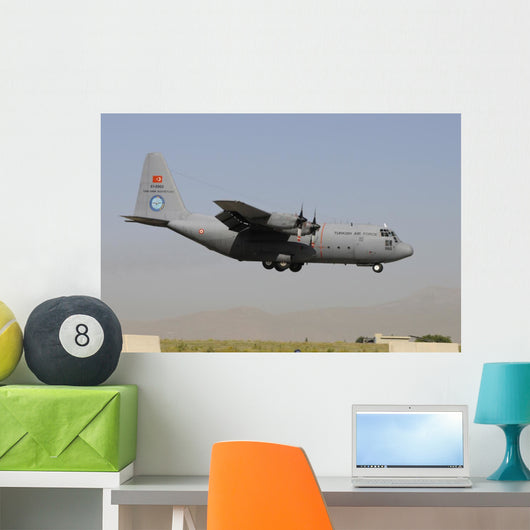 Turkish Air Force C-130 In-Flight Wall Decal